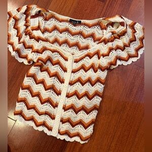 Chevron Knit Cardigan